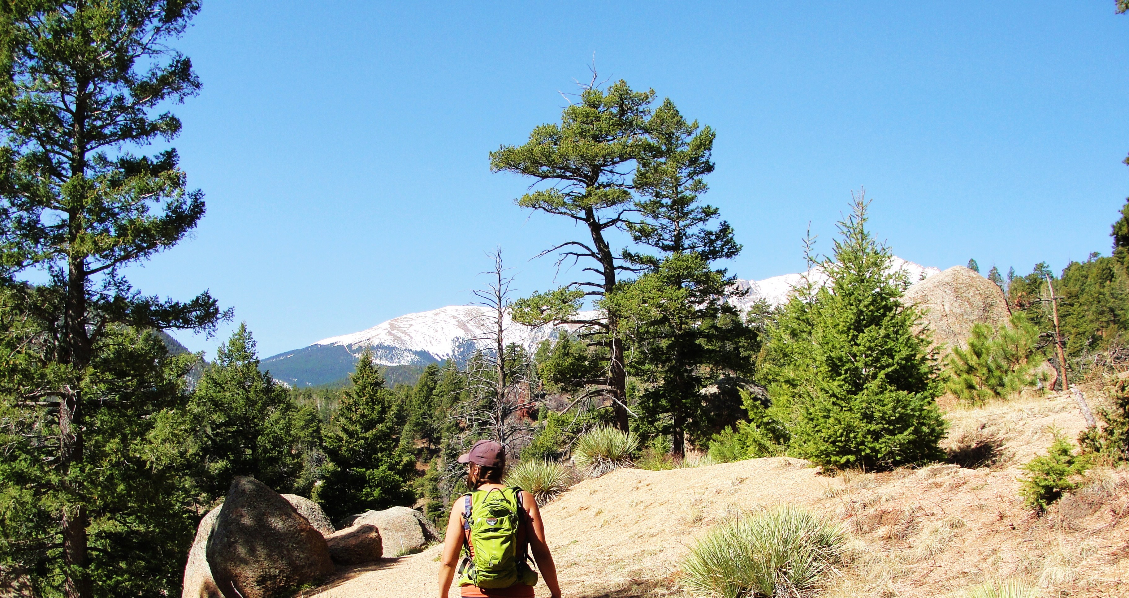 Getting onto Barr Trail from the Incline Summit