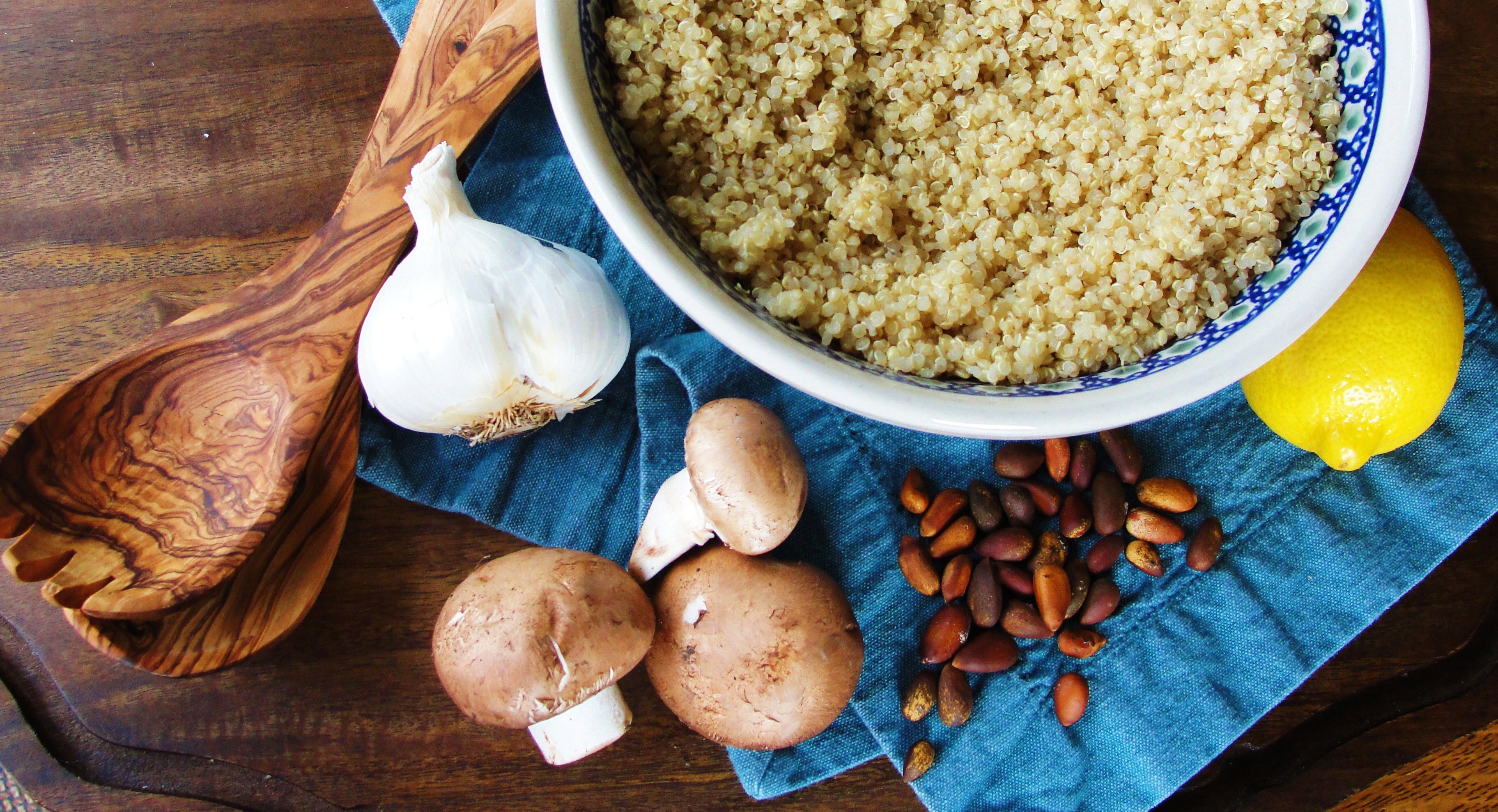 Mediterranean Quinoa Bowl: Pine Nuts and Balsamic Bliss